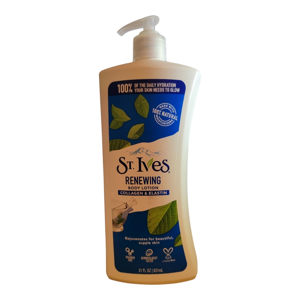 Renewing Collagen & Elastin Body Lotion - Blue‎ and White